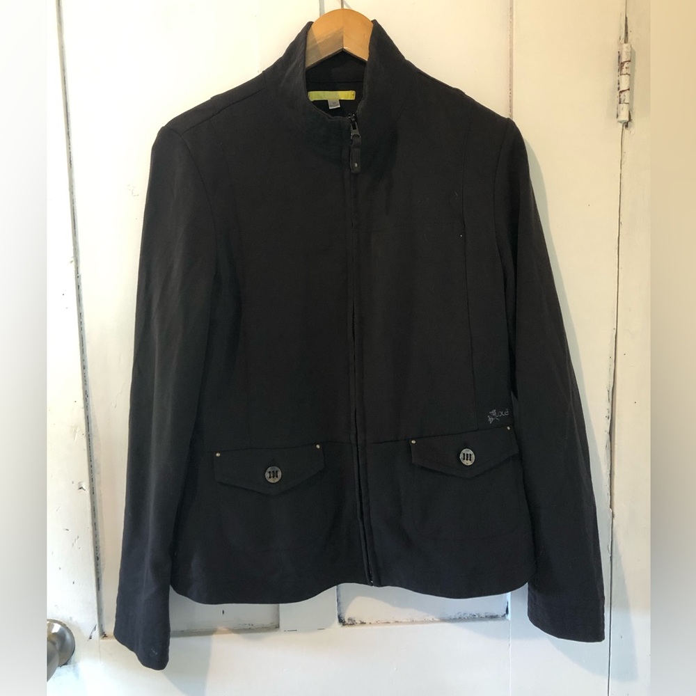 Lole black jacket with pockets